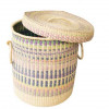 Straw Storage Basket - Multicoloured Design