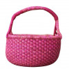 Hand Woven Basket - Violet Design