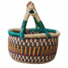 Yellow Hand-Woven Basket