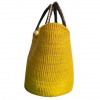 Yellow Hand Woven Ladies Bag