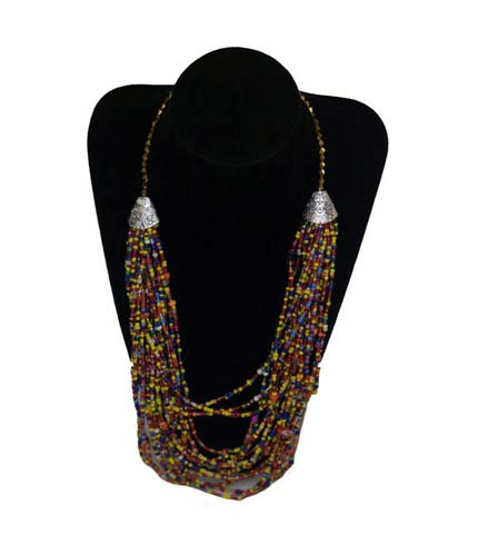Multicoloured Beaded Necklace