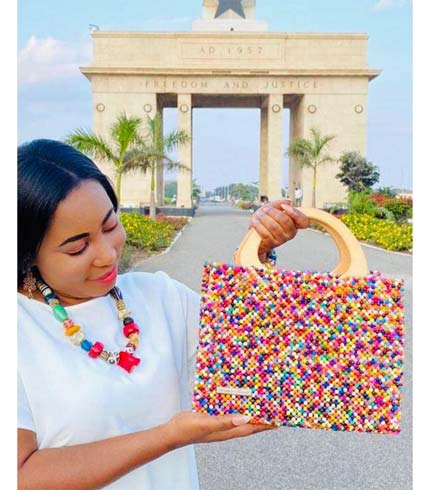 Multicoloured Beaded Designer Ladies Bag