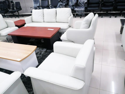 Leather Furniture Set - White