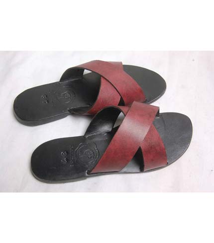 Leather Sandals - Brown & Black
