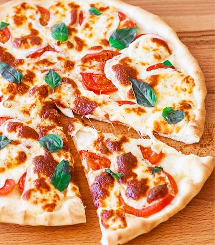Delicious Papa’s Pizza- Margherita Pizza-No Pork