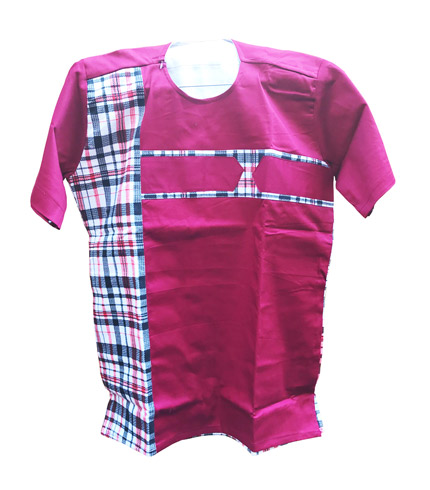 African Print Shirt - Pink