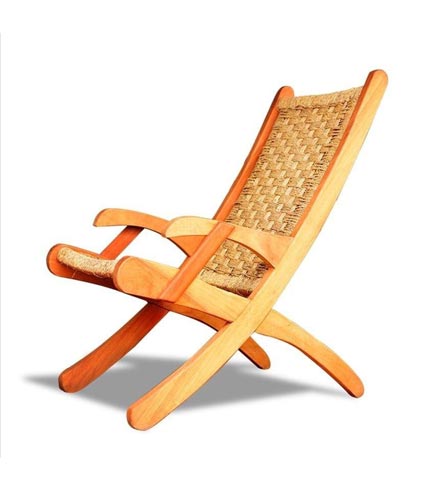 Wooden woven chair