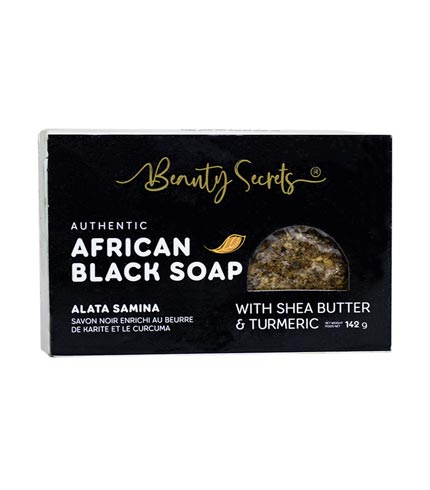 African Black Soap With Shea Butter & Turmeric Bar
