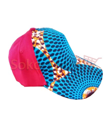 Pink Design African Print Baseball Cap