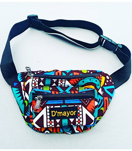 Multicoloured African Print Fanny Pack