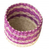 Straw Storage Basket - Violet Design