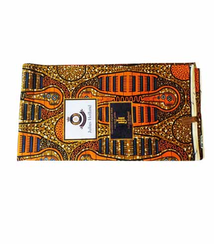 Brown African Print Cloth