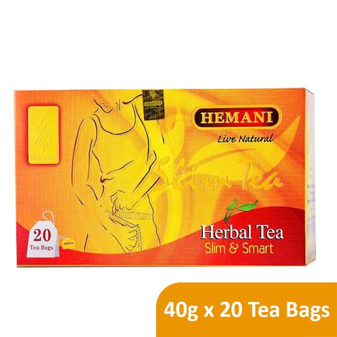 Hemani Live Natural Herbal Tea - Slim & Smart - 40g x 20 Tea Bags