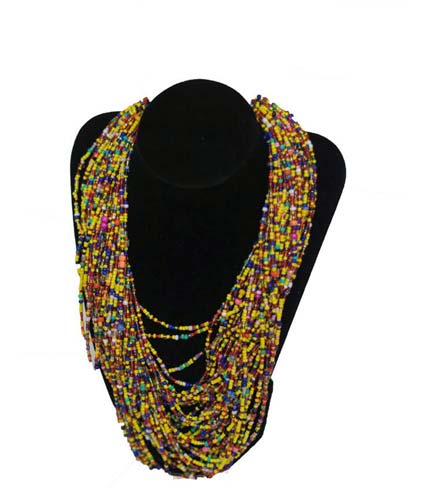 Multicoloured Beaded Necklace