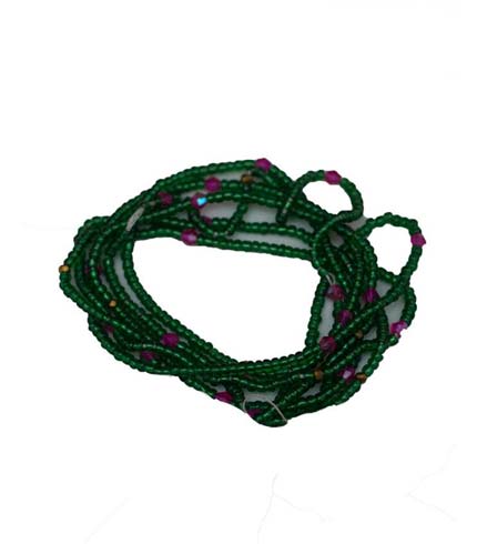 Beaded Necklace - Green
