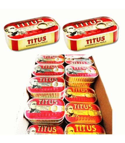 Titus Sardines in Vegetable Oil -125g