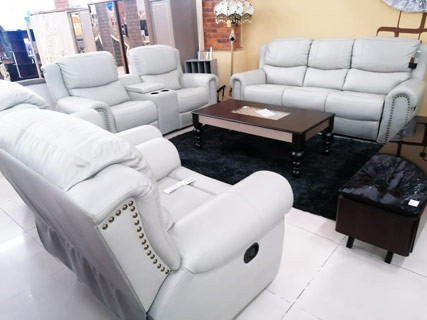 White - Leather Furniture Set