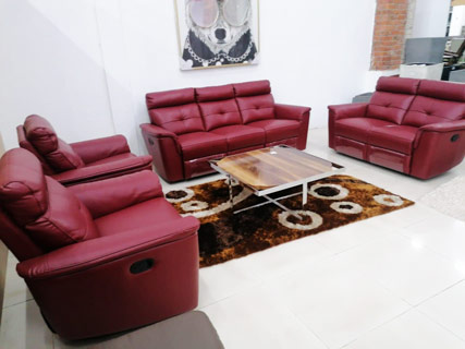 Leather Furniture Set (Red)