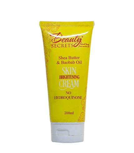 Shea Butter and Baobab Skin Brightening Cream (200ml)