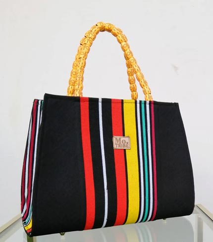 Multicolored Design Smock Bag