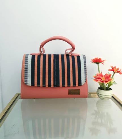 orange-and-black-smock-design-handbag